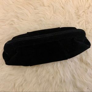 Lauren Merkin Suede Dumpling Clutch